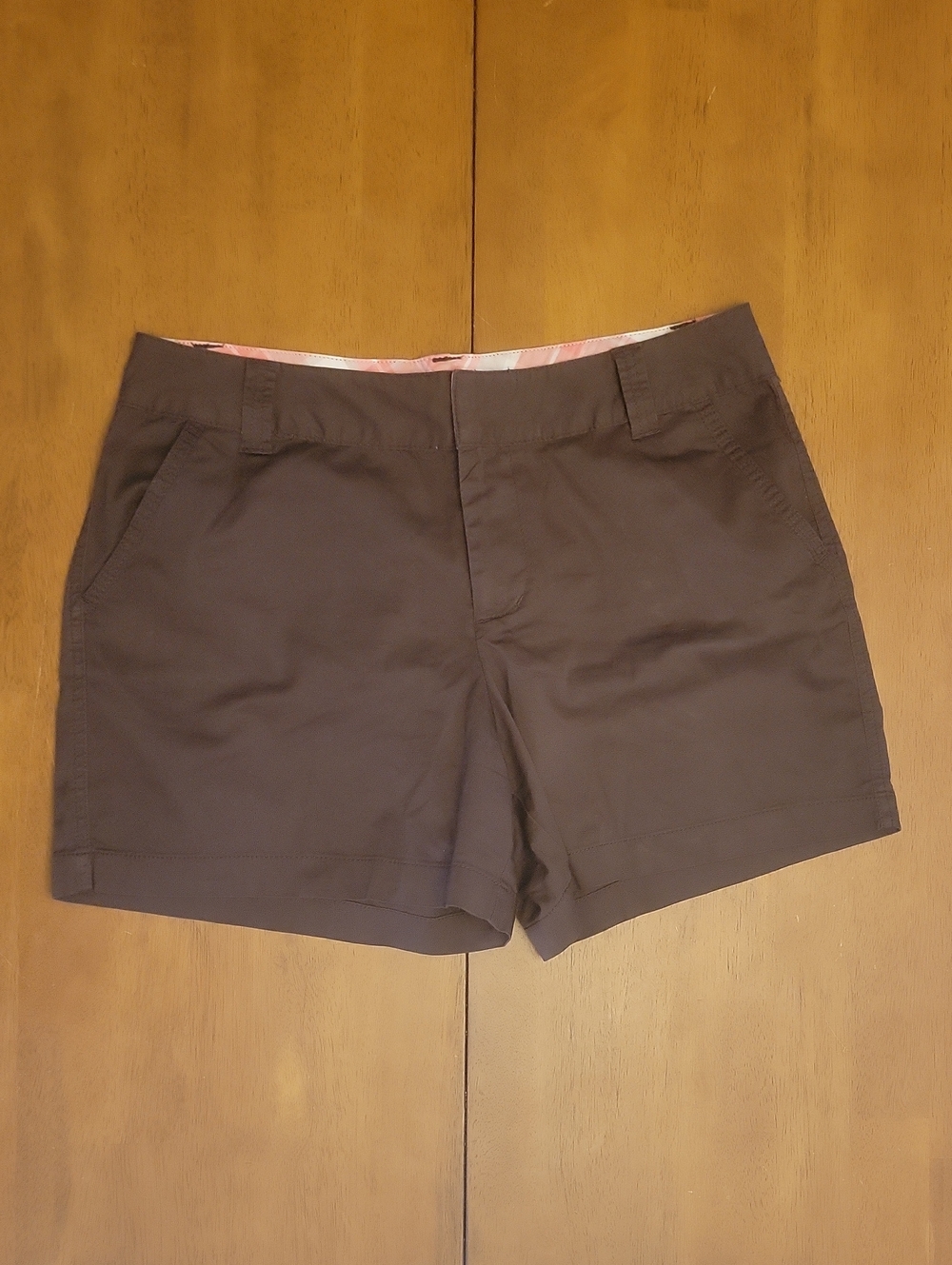 St Johns Bay Size 12 Classic Women's Brown Bermuda Shorts